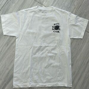 anti social social club rose tee - perfect condition